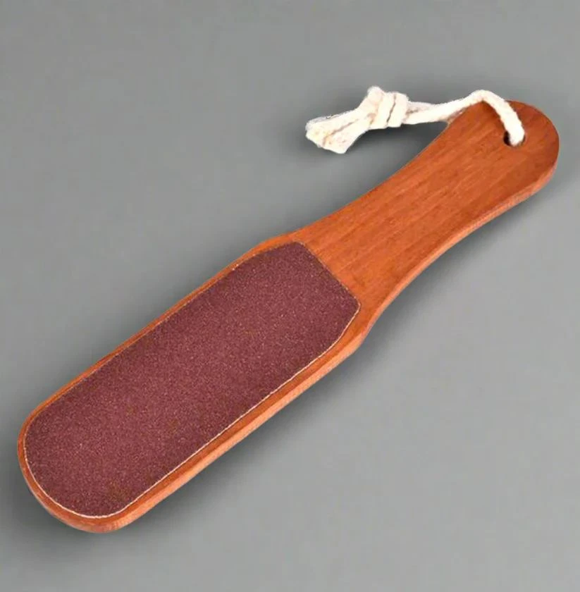 👣✨مبرد قدم خشبي لازالة الجلد الميت